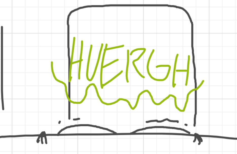 A panel from I've Been Everywhere, Man, episode nine of the Board Boards object show by Furretwalk/WalkingFurret.